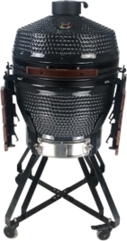 Tunabone Kamado Pro Grill 24", L Størrelse, Mørkegrå