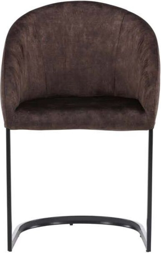 Evening spisestuestoler med armlener mørkebrun.