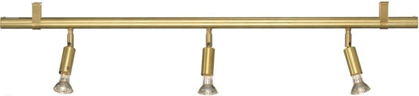 Star 3 lampe rå messing