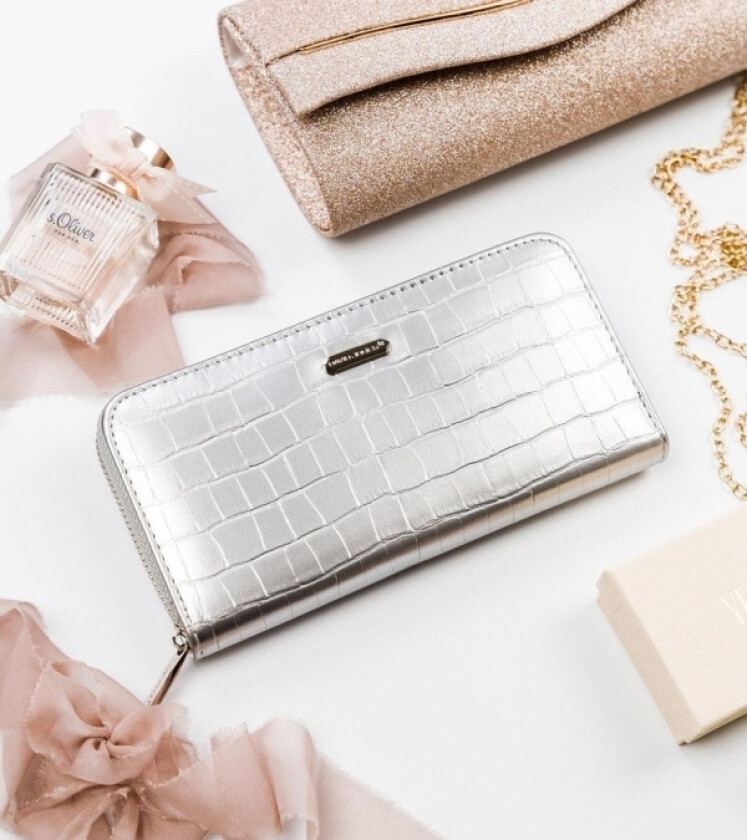 Stor Damelommebok I Form Av Et Pennal, Dyreprint Nosize