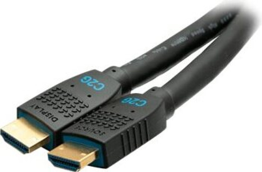 C2g 35Ft Ultra Flexible 4K Active Hdmi Cable Gripping 4K 60Hz - In-Wall M/M - Hdmi-Kabel Med Ethernet - Hdmi Hann Til Hdmi Hann - 10.7 M - Svart - Ak