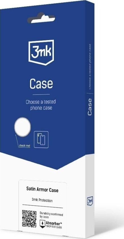 3Mk Satin Armor Case+ Deksel Til Samsung Galaxy A15 5G - Gjennomsiktig