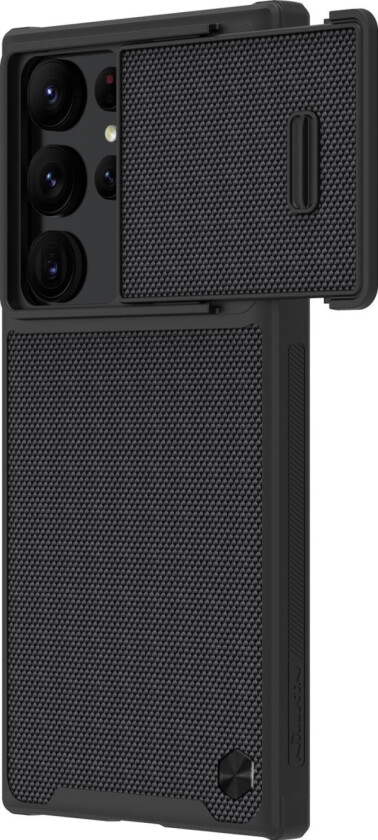 Nillkin Nillkin Textured S-Deksel Til Samsung Galaxy S23 Ultra Pansret Deksel Med Kameradeksel Sort