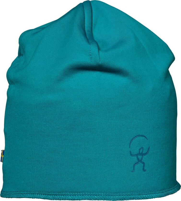 Kids' Panda Beanie 52/54cm, Emeraldgreen