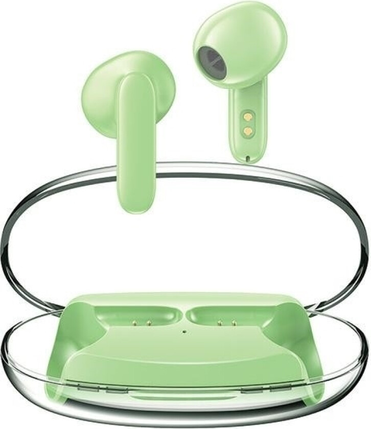 Bluetooth 5.3 T85 Enc Tws Hodetelefoner, Grønne