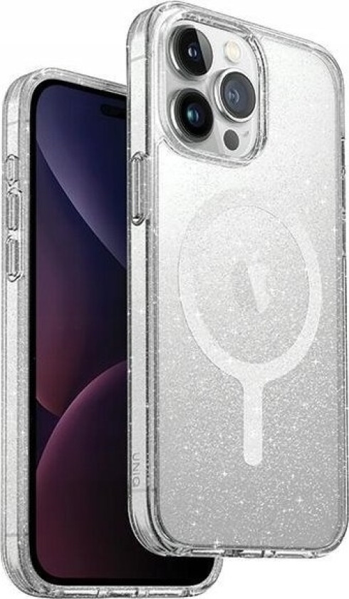 Lifepro Xtreme-Deksel Iphone 15 Pro Max 6,7" Magclick Charging Transparent/Tinsel Lucent