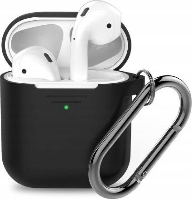 Keybudz Elevate Nøkkelring - Silikonbeskyttelsesdeksel For Airpods 1/2 (Babyblå)