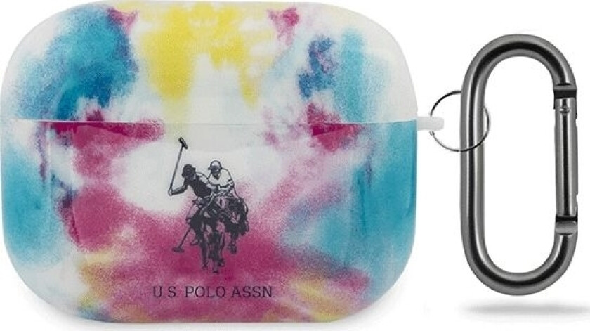 Oss. Polo Assn Usacappcusml Tie & Dye Collection Beskyttelsesdeksel For Airpods Pro Blå