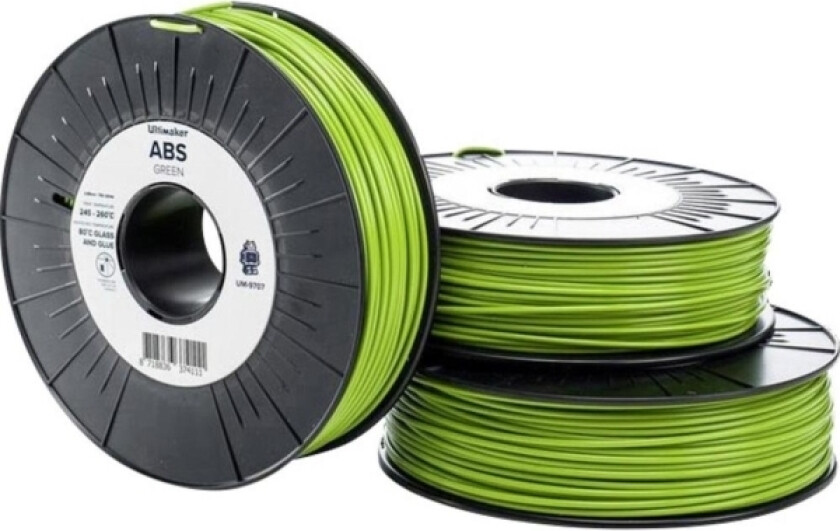 Abs - M2560 Green 750 - 206127 Filament Abs-Plast 2.85 Mm 750 G Grøn 1 Stk
