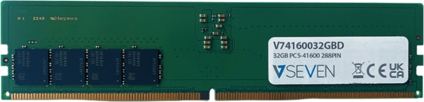 - Ddr5 - Modul - 32 Gb - Dimm 288-Pin - 5200 Mhz / Pc5-41600 - Cl42 - Ikke-Bufret - Ikke-Ecc