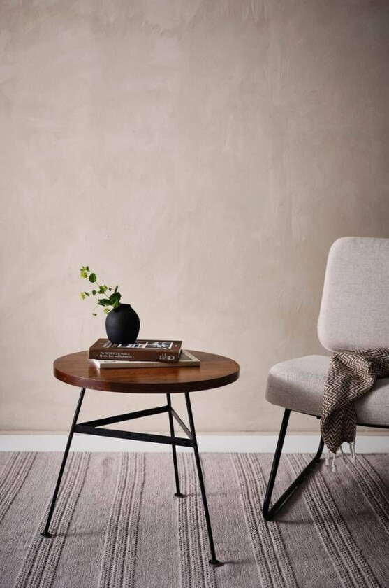 sofabord ø 50 cm Brun