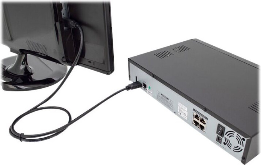- Premium Highspeed - Hdmi-Kabel Med Ethernet - Hdmi Hann Til Hdmi Hann - 5 M - Svart - Audio Return Channel (Arc)