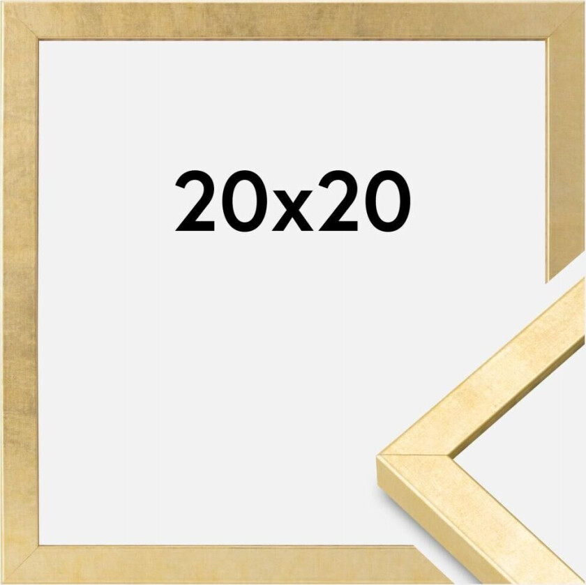 Ramme Ares Akrylglass Gull 20x20 Cm