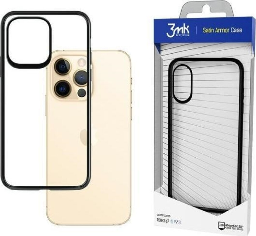 3Mk 3Mk Satinarmor-Deksel Til Iphone 13 Pro Militærklasse