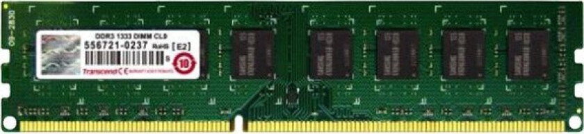 - Ddr3 - Modul - 4 Gb - Dimm 240-Pin - 1333 Mhz / Pc3-10600 - Cl9 - 1.5 V - Ikke-Bufret - Ikke-Ecc