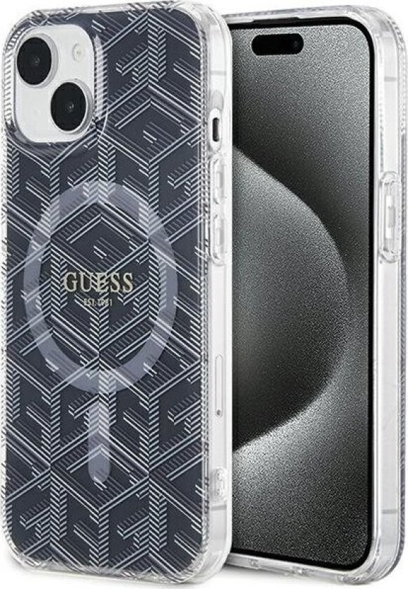 Guhmp15mhgcustgk Iphone 15 Plus / 14 Plus 6.7" Czarny/Black Hardcase Iml Gcube Magsafe