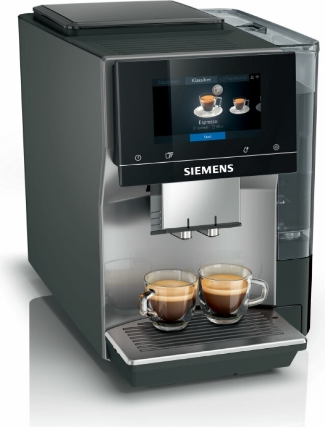 Eq.700 Tp715d01, Elektrisk Kaffebryggare, 2,4 L, Kaffebönor, Inbyggd Kvarn, 1500 W, Grå