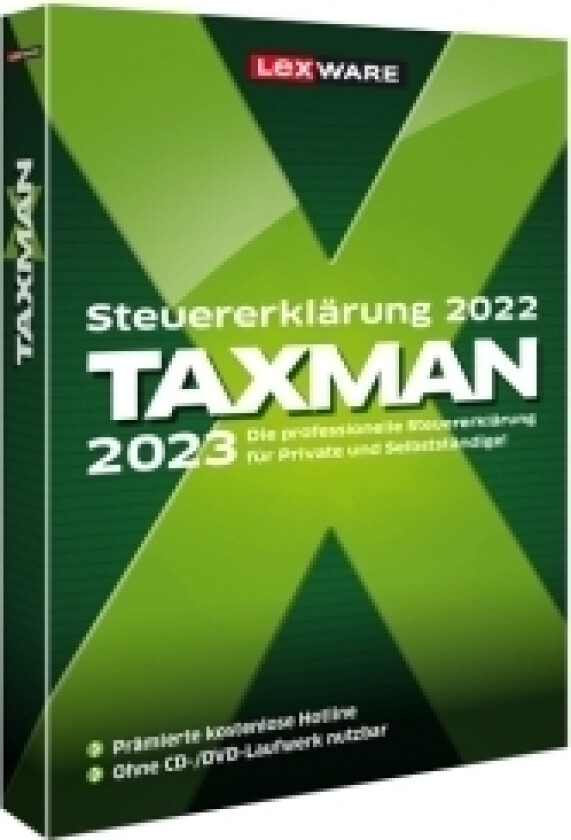 Taxman 2023 1 Brukernedlasting Win, Tysk (08832-2018)