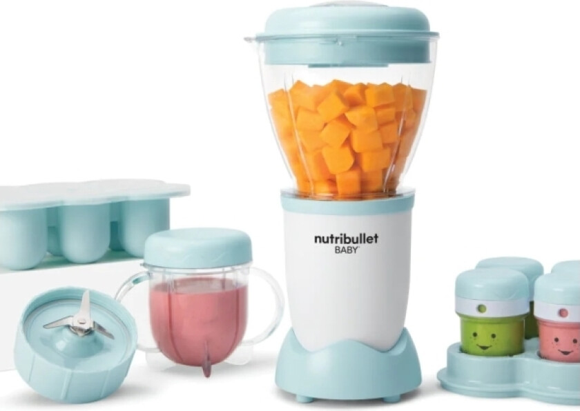 Nutribullet Nby100, Bänkmixer, 0,924 L, Pulsfunktion, 200 W, Blå