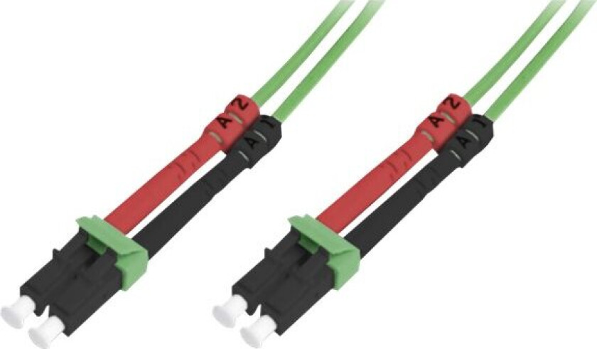 Professional - Koblingskabel - Lc Multimodus (P) Til Lc Multimodus (P) - 5 M - Fiberoptisk - Dupleks - 50 / 125 Mikroner - Om5 - Halogenfri -