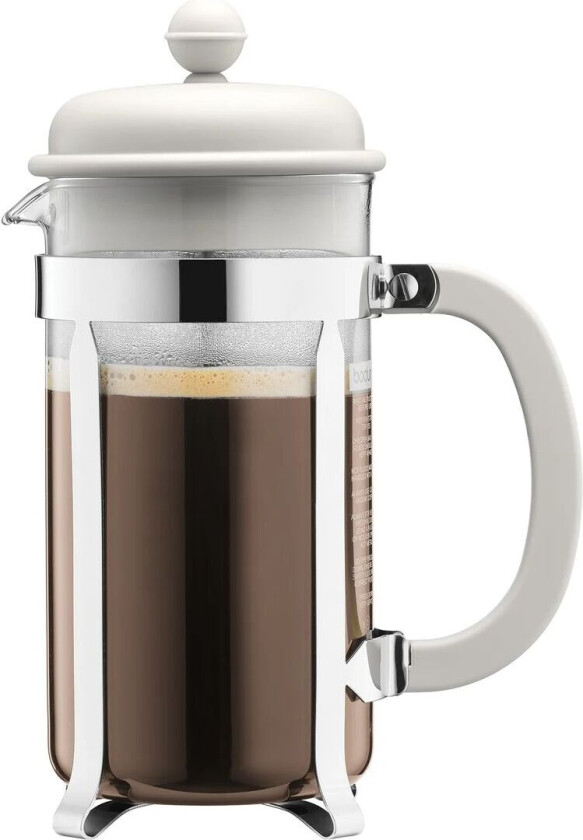 Bodum Caffettiera presskanne hvit 8 kopper