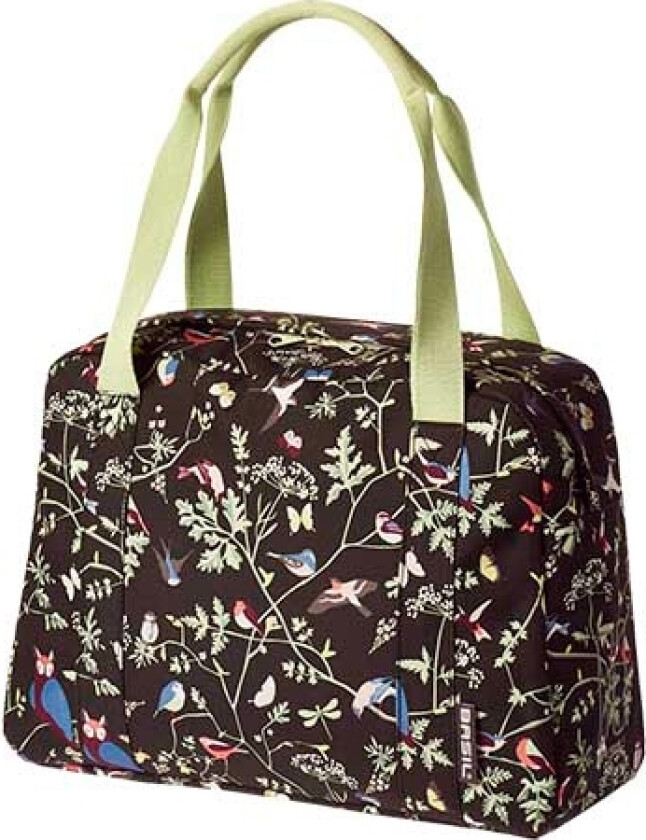 Basil Wanderlust, Bakre, Sykkelveske, Polyester, Svart, 18 L, 5 Kg