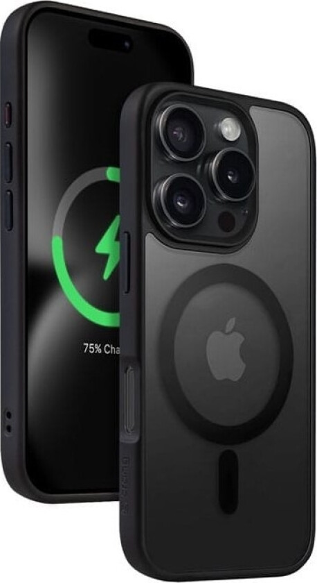 Hybrid Frost Mag Cover - Etui Z Magsafe Do Iphone 16 Pro Max (Czarny)