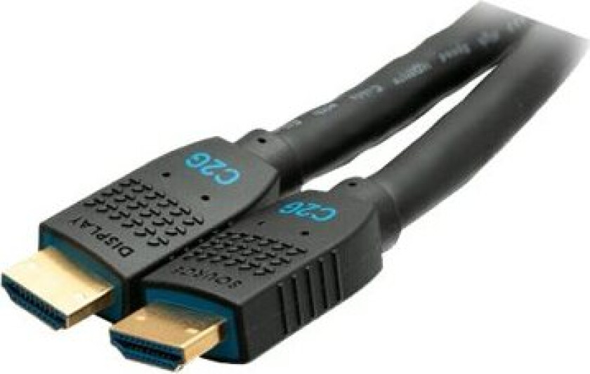 Bilde av C2g 20Ft Ultra Flexible 4K Active Hdmi Cable Gripping 4K 60Hz - In-Wall M/M - Hdmi-Kabel Med Ethernet - Hdmi Hann Til Hdmi Hann - 6.1 M - Svart - Akt