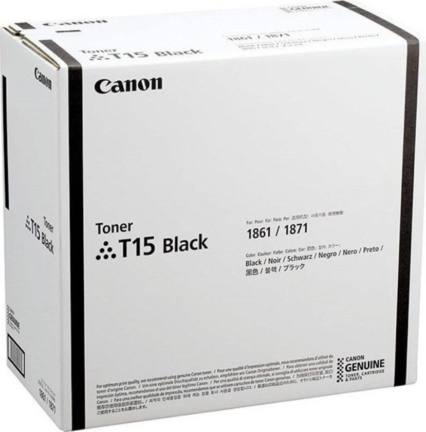 Toner Canon Canon Oryginalny Toner T15, Black, 42000S, 5818C001, Canon I-Sensys X 1861P, 1871P, O