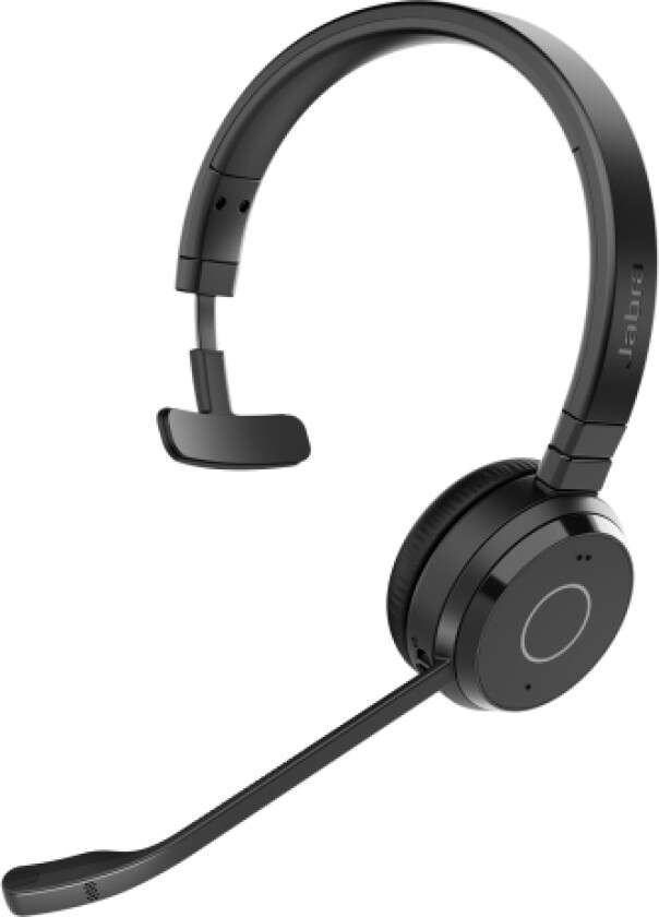 Jabra Evolve 65 Te Mono - Hodesett - On-Ear - Bluetooth - Trådløs - Usb-A Via Bluetooth-Adapter - Lydisolerende - Certified For Microsoft Teams