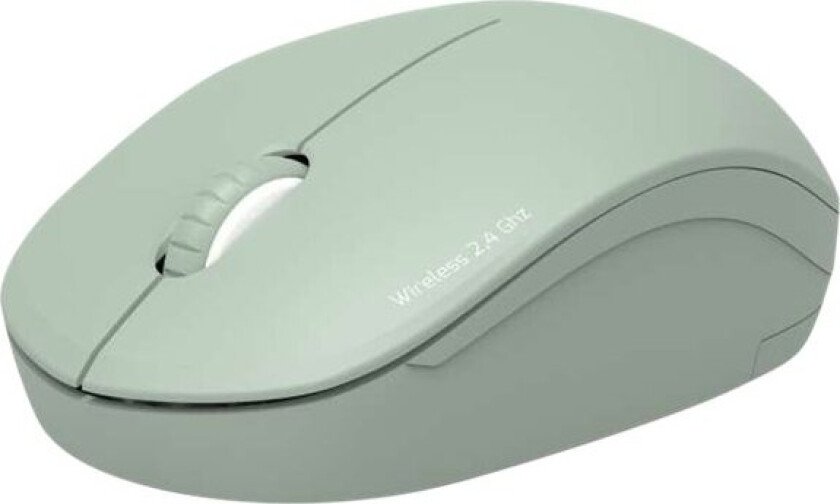 Port Connect Collection - Mus - Høyre- Og Venstrehåndet - Optisk - 3 Knapper - Trådløs - 2.4 Ghz - Usb / Usb-C Wireless Receiver - Oliven