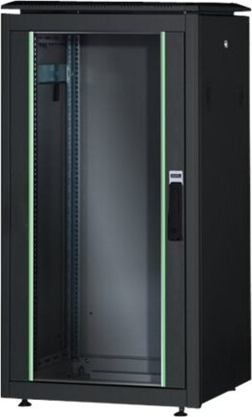 Professional Unique Dn-19 26U-6/10-B-1 - Rack Skap - Svart, Ral 9005 - 26U - 19"
