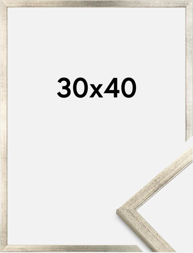 Ramme Galant Akrylglass Sølv 30x40 Cm