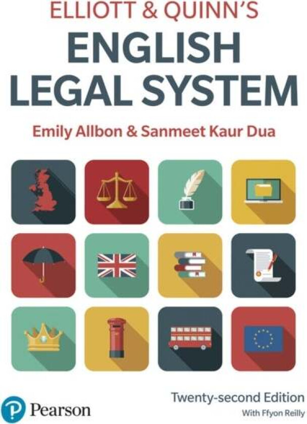 Elliott & Quinn's English Legal System av Emily Allbon, Sanmeet Kaur-Dua