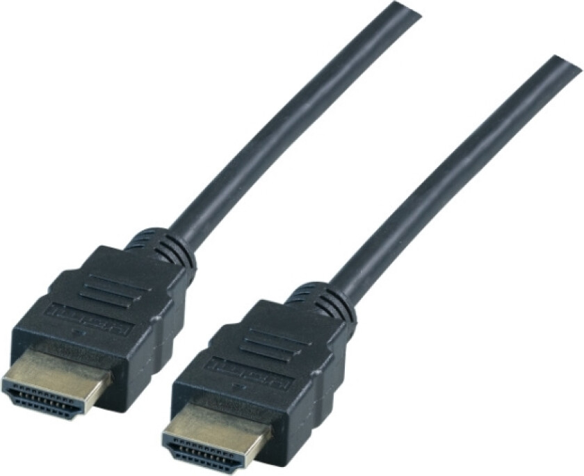 Bilde av Efb-Elektronik Highspeed Hdmi-Kabel Med Ethernet 4K30hz, A-A St-St, 2.0M, Svart Produsent: Efb Elektronik (K5430sw.2)
