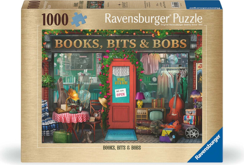 Puslespill 1000 Bøker Ravensburger