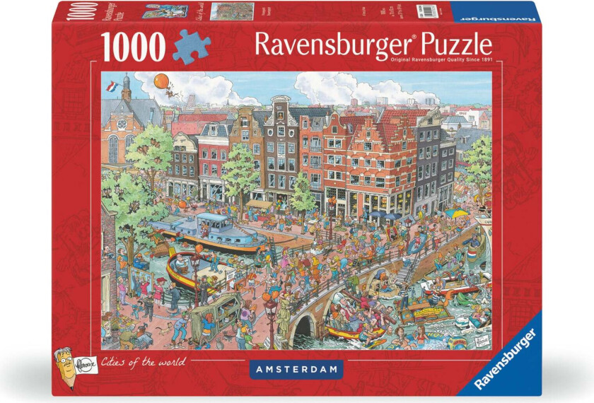 Puslespill 1000 Amsterdam Ravensburger