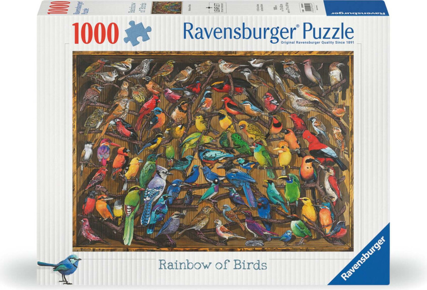Puslespill 1000 Verdens Fugler Ravensburger