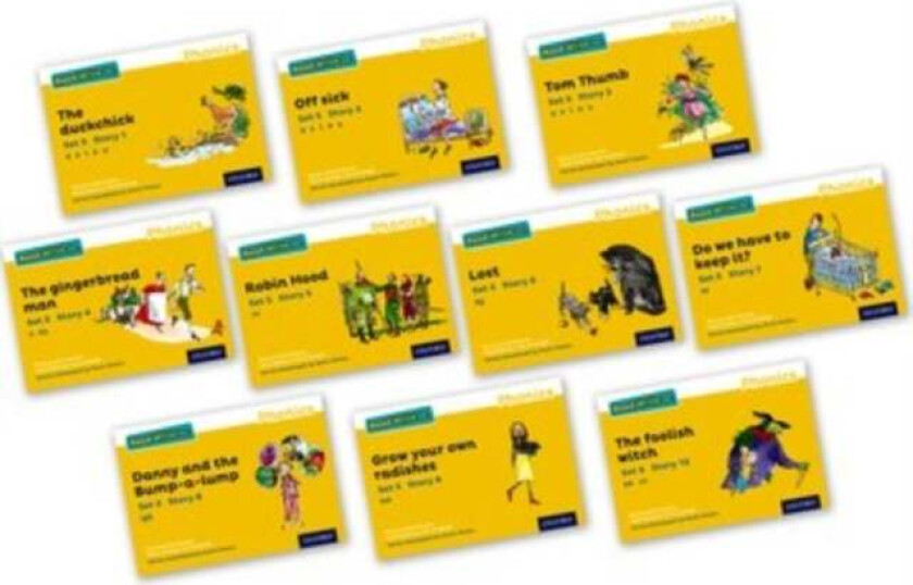 Read Write Inc. Phonics: Yellow Set 5 Core Storybooks (Mixed Pack of 10) av Gill Munton