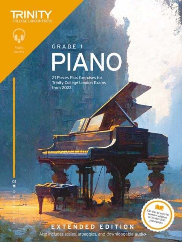 Trinity College London Piano Exam Pieces Plus Exercises from 2023: Grade 1: Extended Edition av Trinity College London