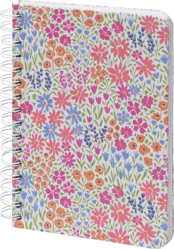 Flower skrivebok ulinjert 160 sider A5