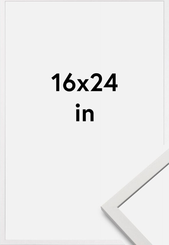 Ramme Edsbyn Akrylglass Hvit 16x24 Inches (40,64x60,96 Cm)