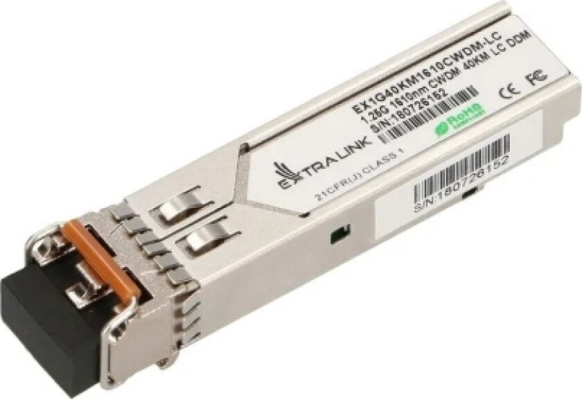 Extralink - Sfp (Mini-Gbic) Transceivermodul - Cwdm - Lc-Enkeltmodus - Opp Til 40 Km
