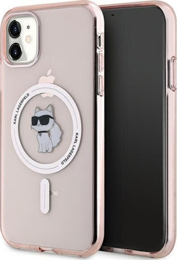 Klhmn61hfccnop Iphone 11 / Xr 6.1" Rosa/Rosa Hardcase Iml Choupette Magsafe