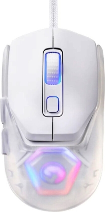 Fit Lite G1, Ambidekstriøs, Optisk, Usb Type-A, 1200 Dpi, Hvit