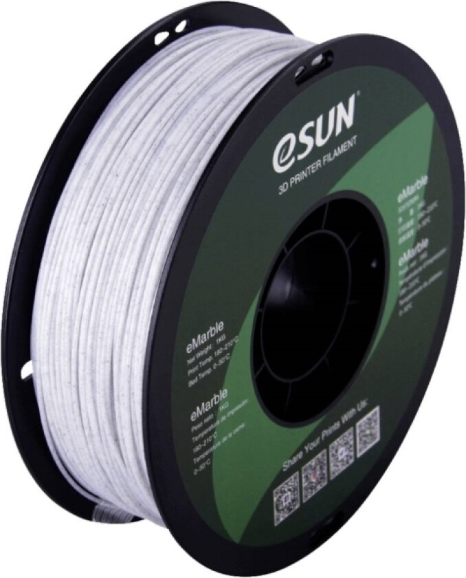 Esun Emarble Filament Pla Compound 1.75 Mm 1 Kg Marmor 1 Kg