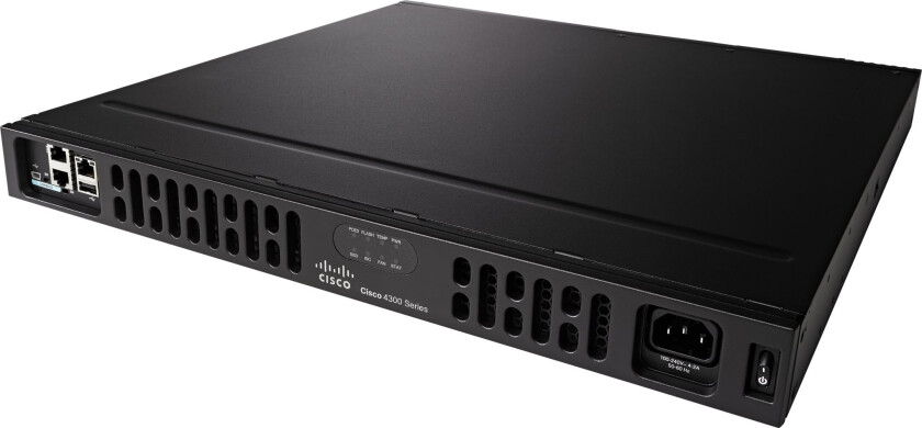 Integrated Services Router 4331 - Voice Security Bundle - Ruter 1Gbe - Wan-Porter: 3 - Rackmonterbar