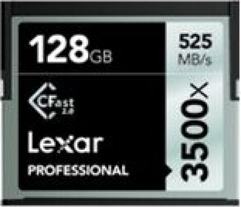 Lexar Professional - Flashhukommelseskort - 128 Gb - 3500X - Cfast 2.0