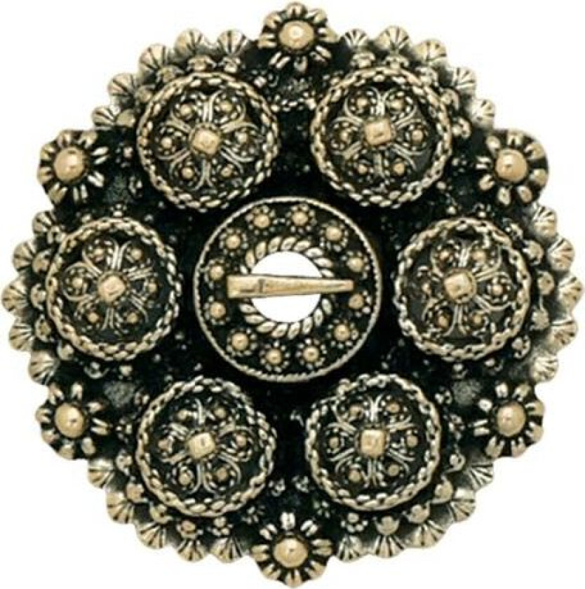 Bolesølje mini Telemark i 830 antikkforgylt sølv