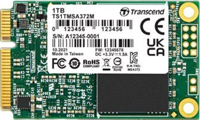 - Ssd - 256 Gb - Intern - Msata - Sata 6Gb/S